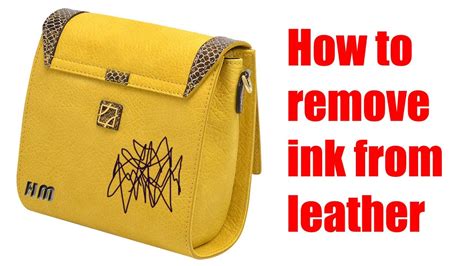 getting pen off of my fake leather bag|remove ballpoint ink from leather.